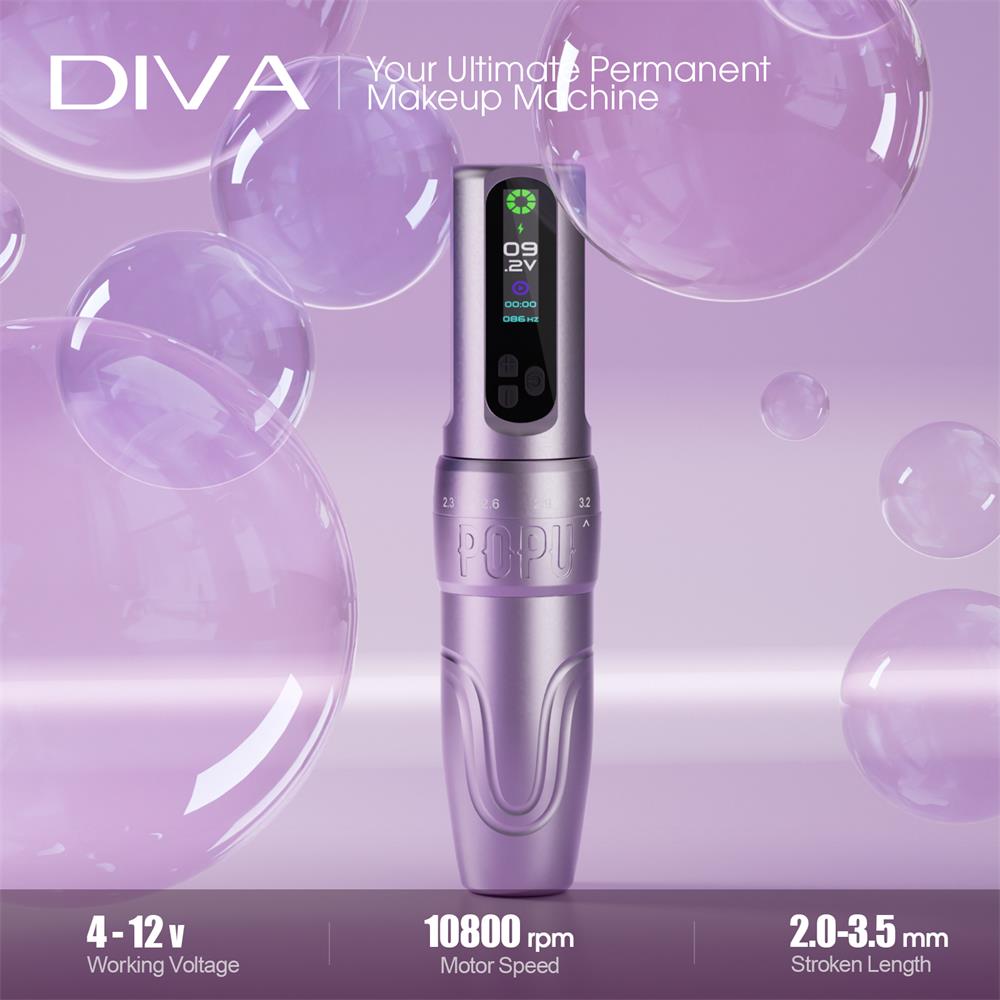 POPU DIVA Adjustable Stroke wireless PMU Pen Machine